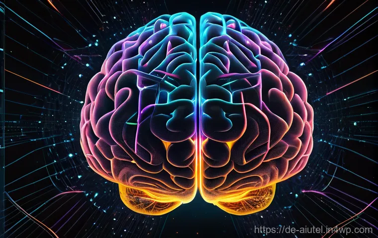 AI 하드웨어 가속기와 인공지능 알고리즘 - **"A close-up, highly detailed shot of a futuristic, glowing AI accelerator chip, possibly a GPU or ...